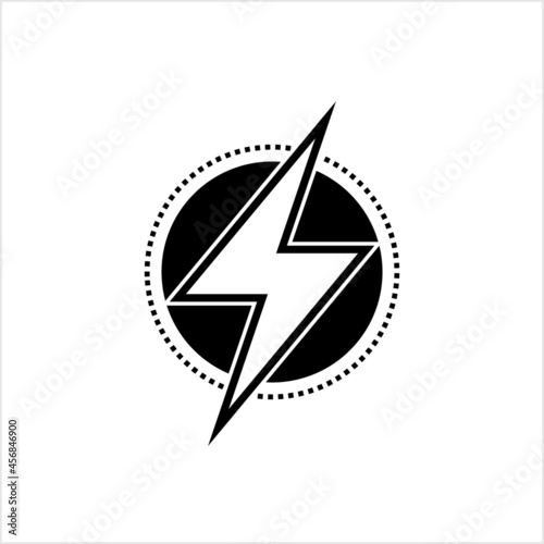 Light Bolt Icon, Lightening Strike Icon