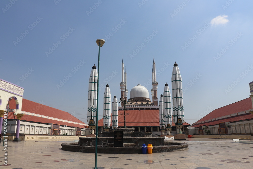 Fototapeta premium The most beautiful mosque in Central Java, Indonesia