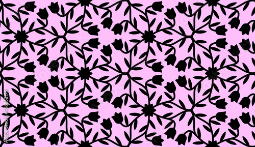 Seamless pattern with Campa...