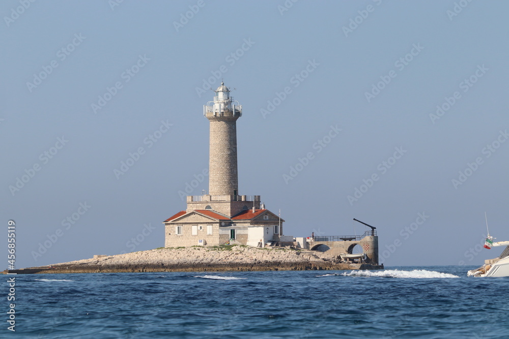 lighthouse in the sea, Kamenjak with lighthouse
