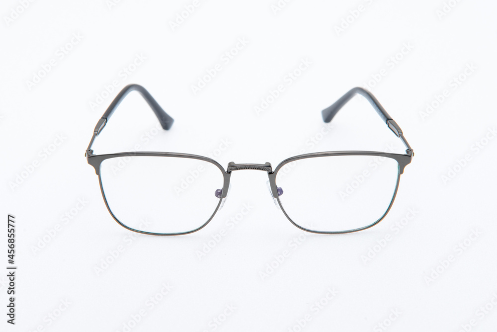 Fashion sunglasses gray frames on white background. Fashion sunglasses gray frames on white background.