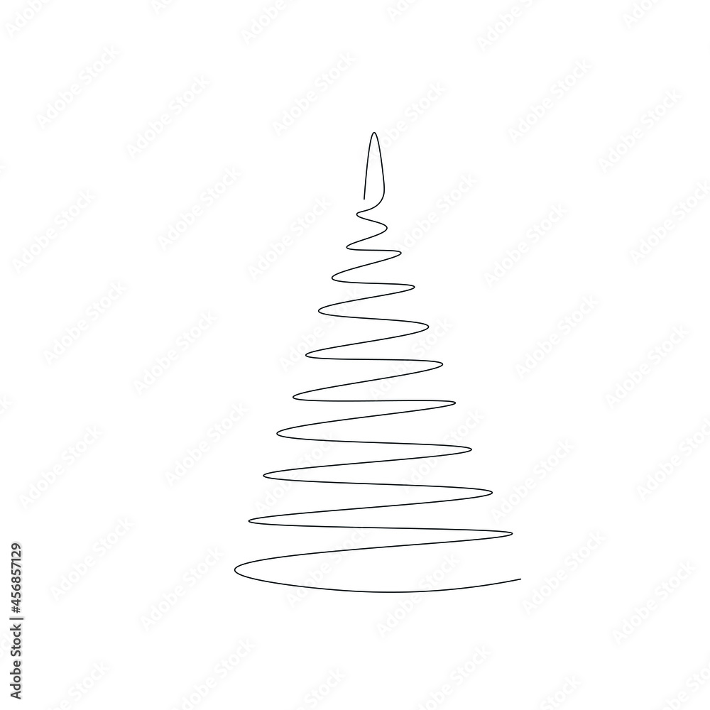 Christmas background line drawing vector illustration Christmas background line drawing vector illustration