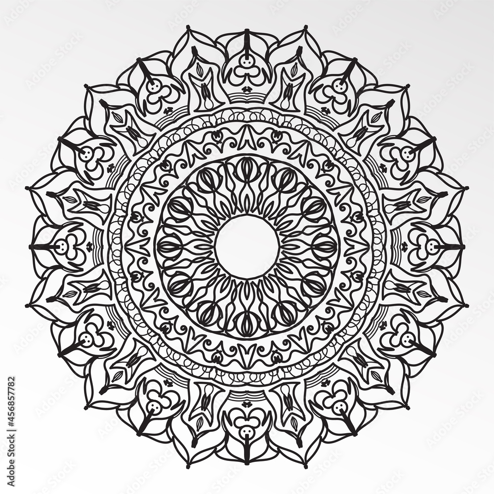 Fototapeta premium Luxury ornamental mandala design background
