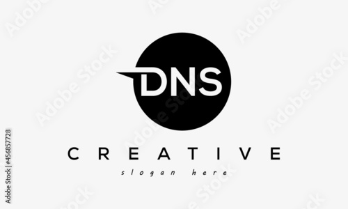 DNS creative circle letters logo design victor