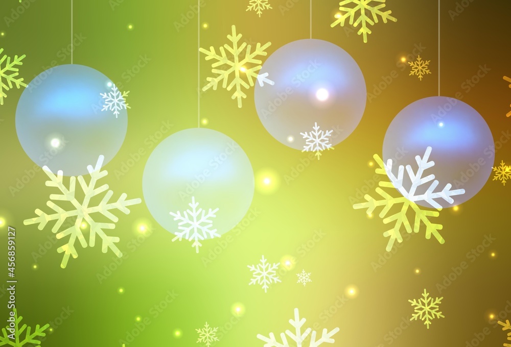 Light Green, Red vector layout in New Year style. Light Green, Red vector layout in New Year style.