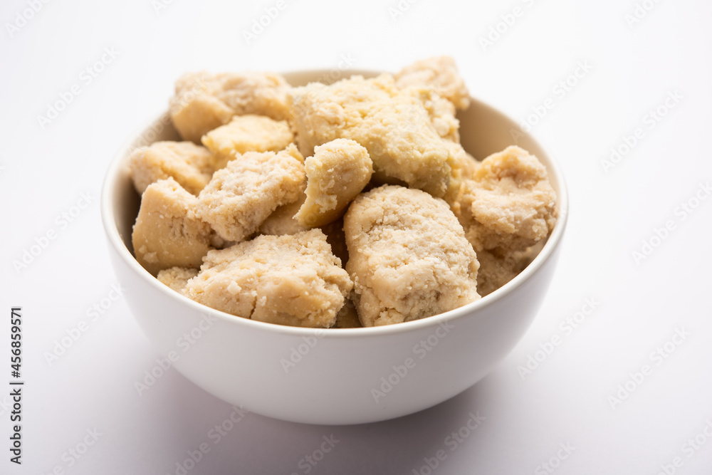 Raw Khoa, Khua, khoya, or mawa is a thickened Milk Raw Khoa, Khua, khoya, or mawa is a thickened Milk