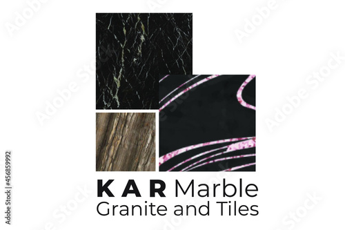 marble and granite logo for a multinational organization