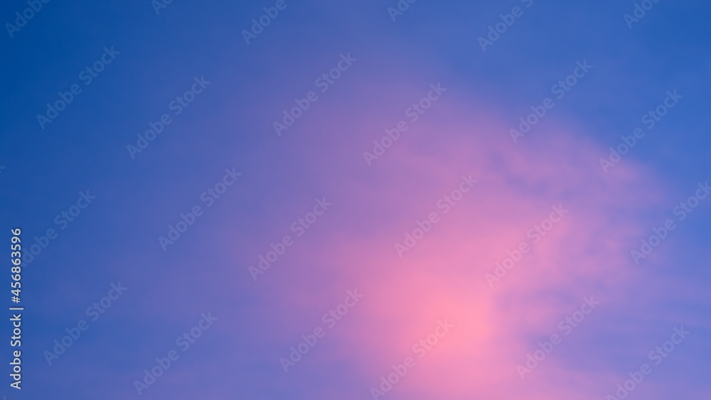 abstract blue sky with twillight color background