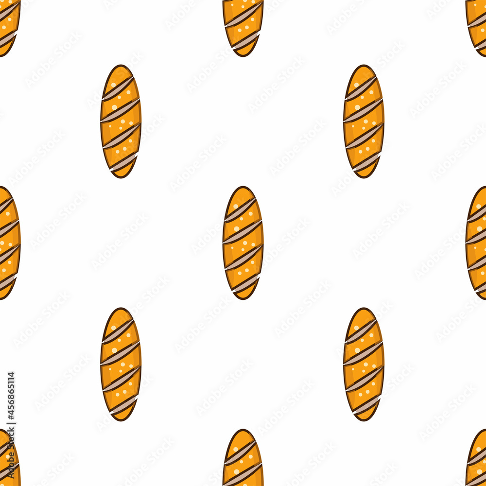 Obraz premium seamless pattern bread design