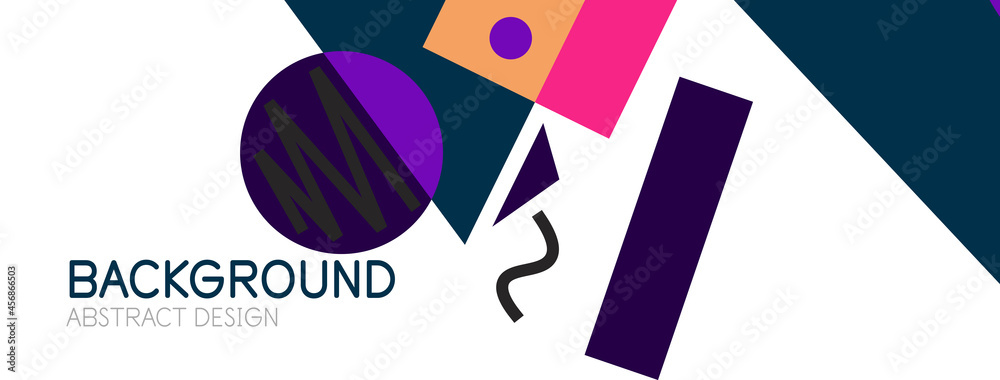 Abstract background with blocks, lines, geometric shapes. Techno or business concept for wallpaper, banner, background, landing page Abstract background with blocks, lines, geometric shapes. Techno or business concept for wallpaper, banner, background, landing page