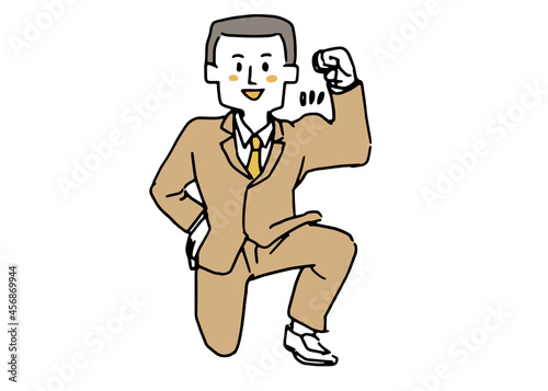 とても頼もしいビジネスマン