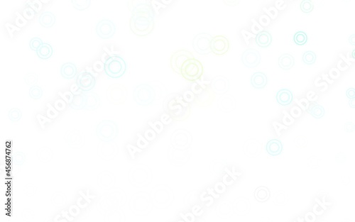 Light Blue  Yellow vector backdrop with dots.