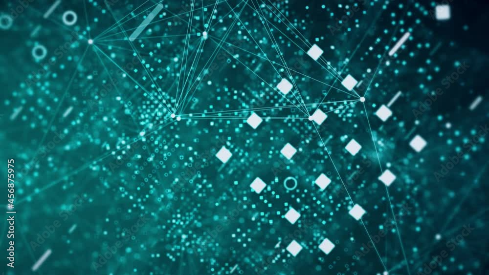 4K Circuit digital and technology background - Loopable