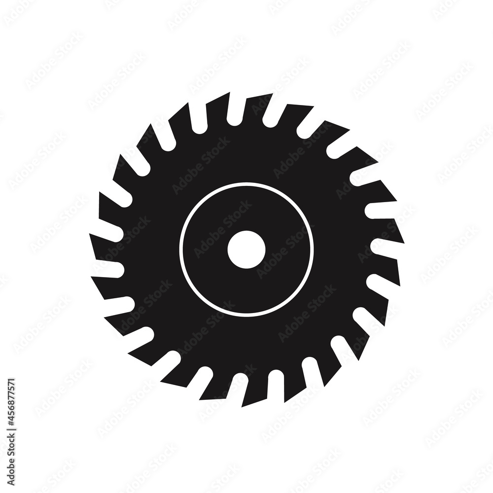 saw circle icon. Vector saw circle icon. Vector