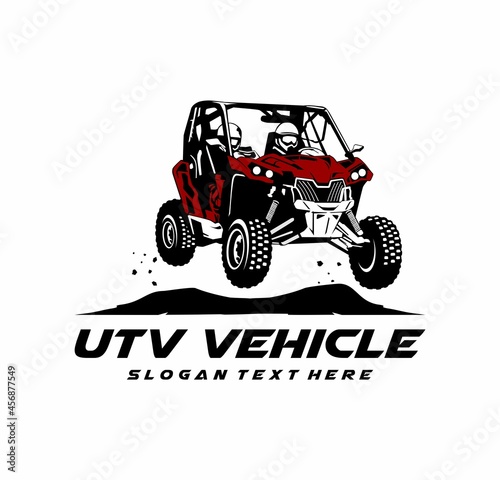 utv logo design icon vector