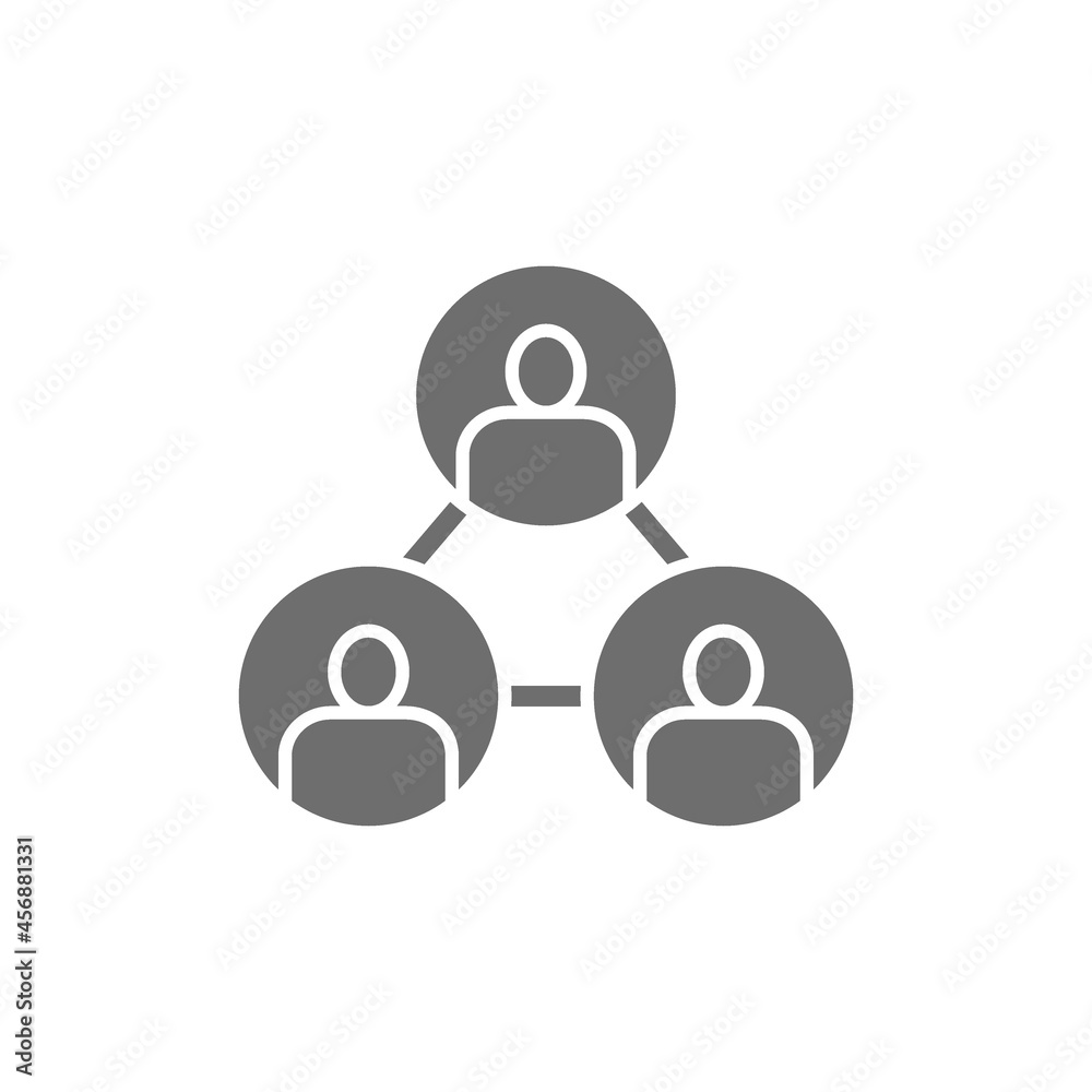 Business community, teamwork, people connection, blockchain grey icon. Business community, teamwork, people connection, blockchain grey icon.
