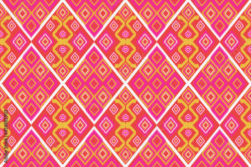 Wallpaper Mural Geometric fabric patterns. Abstract shapes pattern in ethnic style. Vector style weaving concept. Design for embroidery and other textile products. Torontodigital.ca