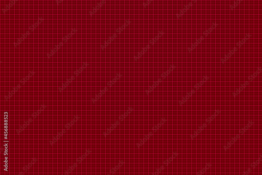 Red background checkered tile pattern or grid texture background. Red background checkered tile pattern or grid texture background.