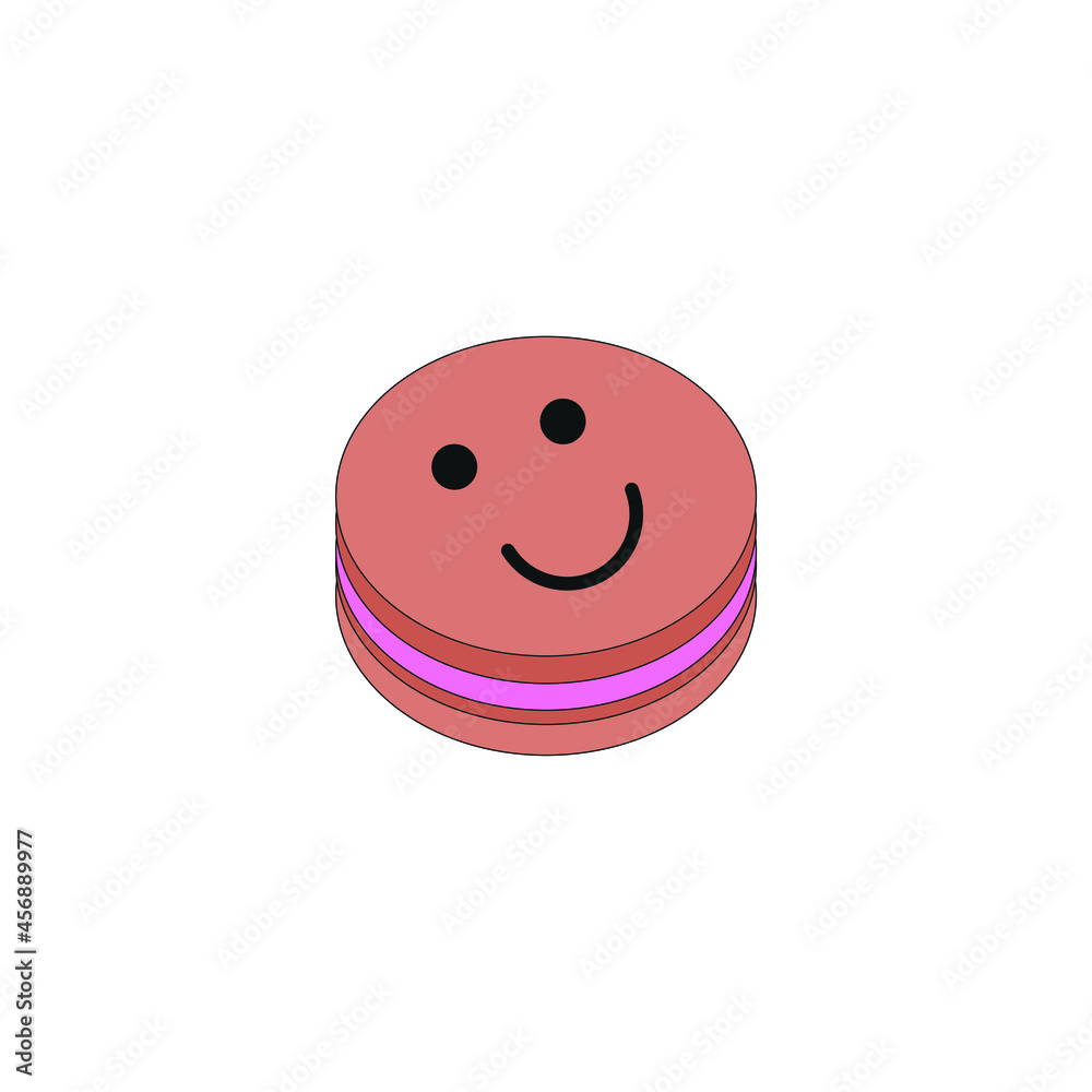 cookie sketch icon, on white background