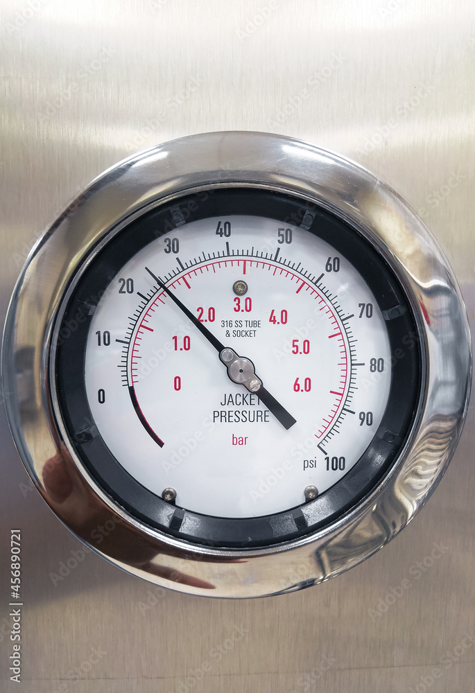 Steam Sterilizer Machine Jacket Pressure Gauge Steam Sterilizer Machine Jacket Pressure Gauge