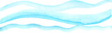 Abstract watercolor background.Banner sea wave,blue.Watercolour hand painted waves illustration transparent wave teal blue colored background.