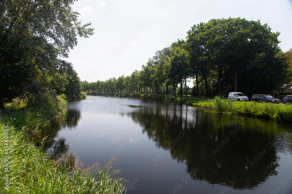 Obraz premium Historic Apeldoorns canal, Gelderland, Netherlands