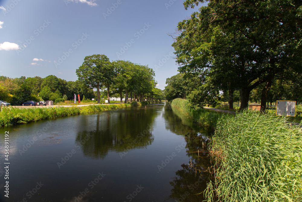 Historic Apeldoorns canal, Gelderland, Netherlands