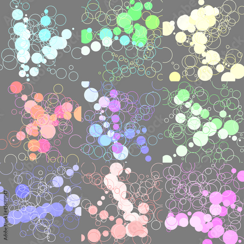 Random polka dots - Multiple patterns set