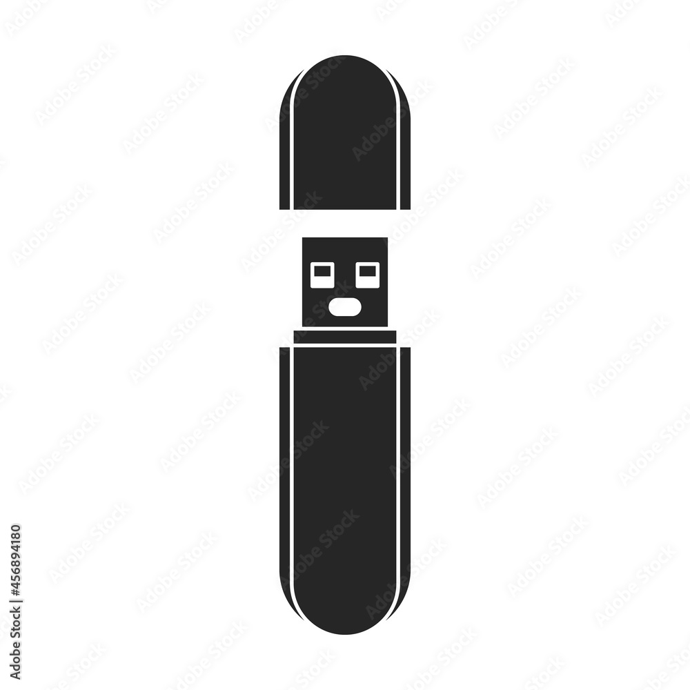 Drive flash vector icon.Black vector icon isolated on white background drive flash. Drive flash vector icon.Black vector icon isolated on white background drive flash.