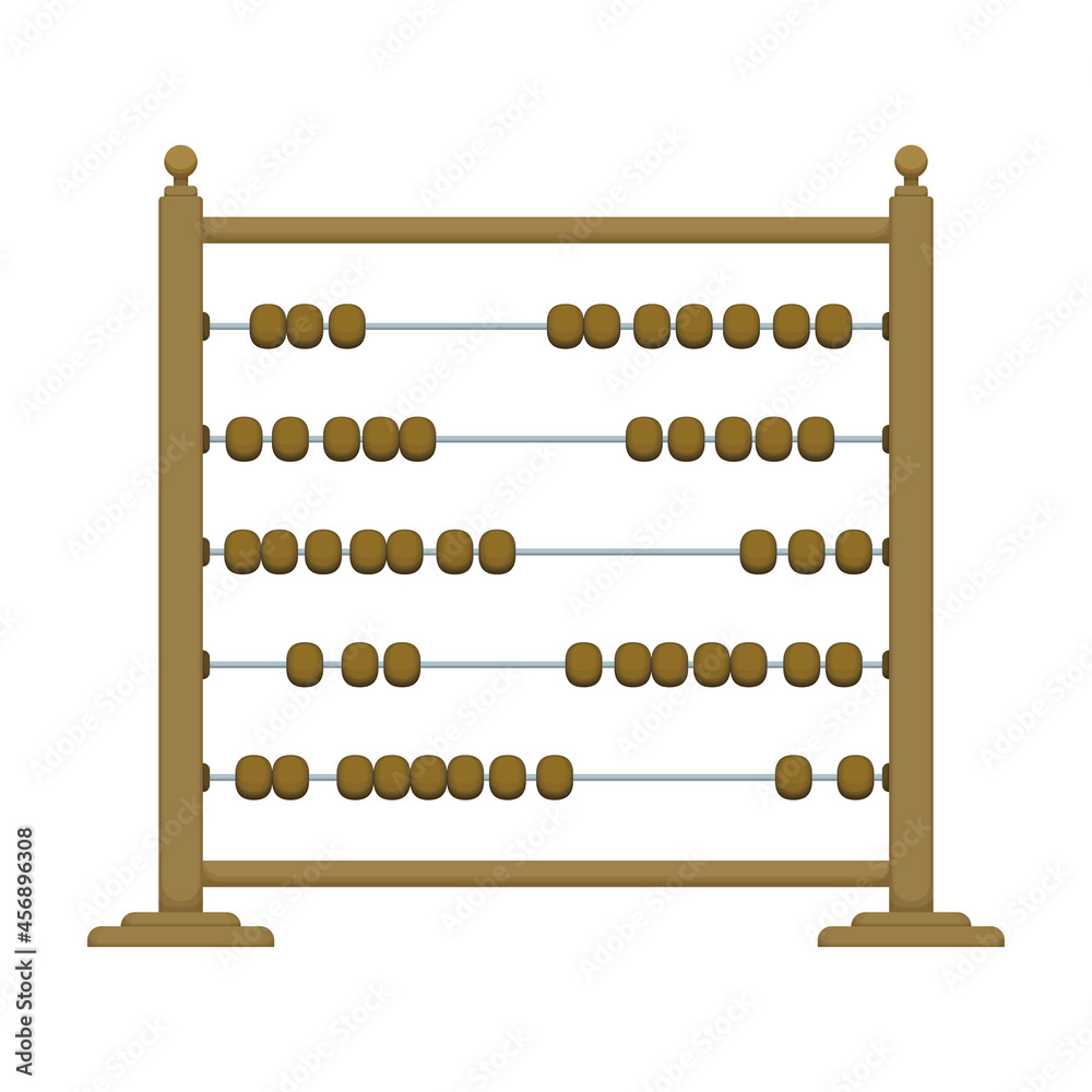 Abacus vector cartoon icon. Vector illustration tool for counting on white background. Isolated cartoon illustration icon of abacus, . Abacus vector cartoon icon. Vector illustration tool for counting on white background. Isolated cartoon illustration icon of abacus, .