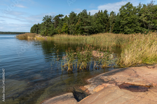 coastline hummeldal in southern finland, raseborg photo