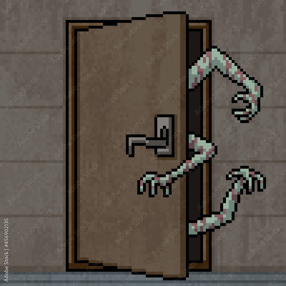 Doors seek pixel art