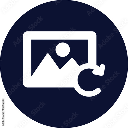 Image restore Isolated Vector icon which can easily modify or edit

