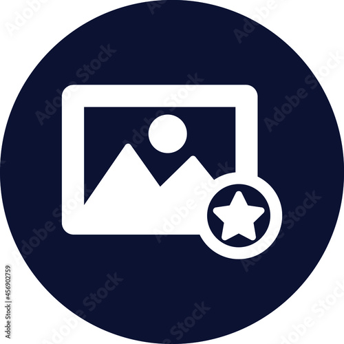 Favorite image Isolated Vector icon which can easily modify or edit

