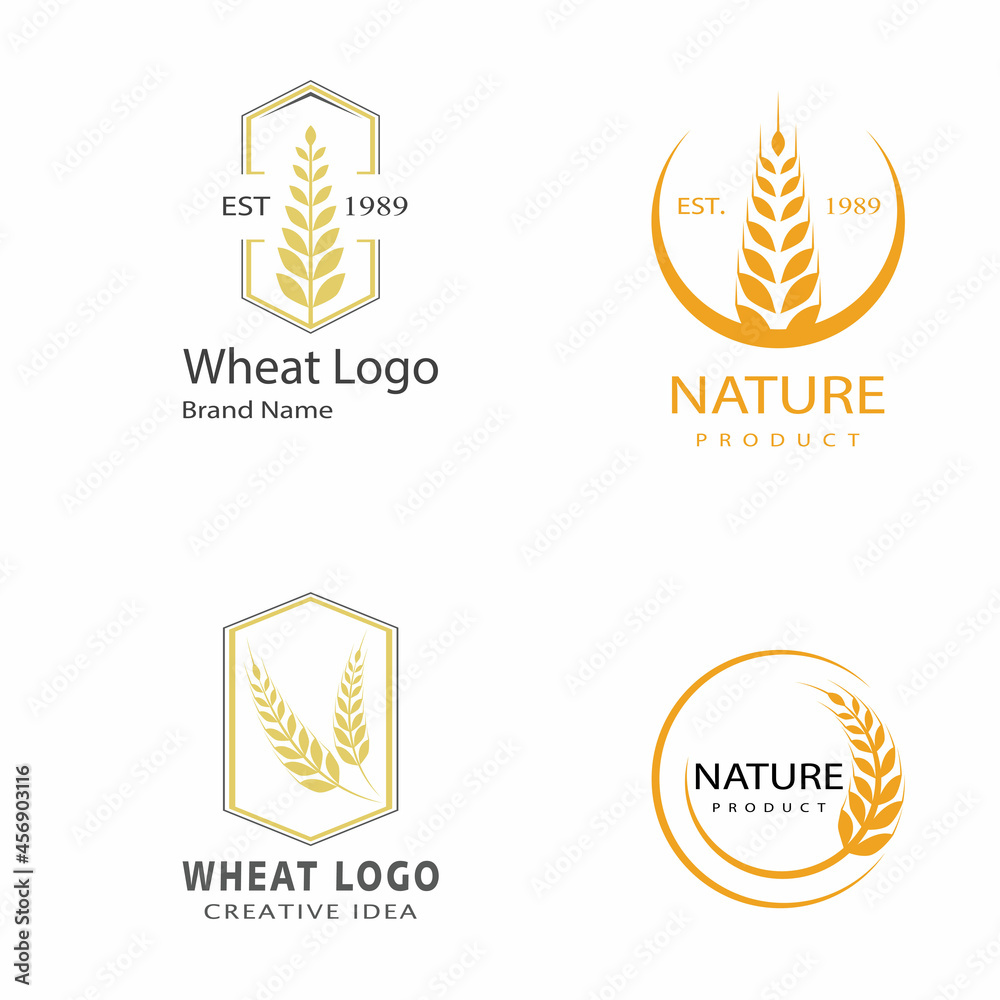Agriculture wheat vector icon design Agriculture wheat vector icon design