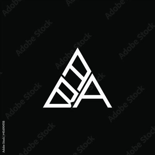 ABA letter logo creative design. ABA unique design
