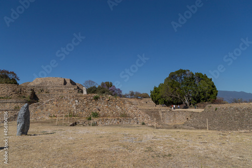 Monte Alban is a large pre-Columbian archaeological site in the Santa Cruz Xoxocotlan Municipality in the southern Mexican state of Oaxaca