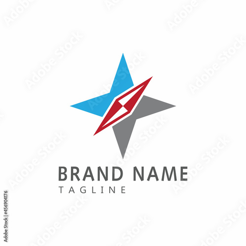 Free Download Compass icon Vector Illustration design Logo template - GFXLoad