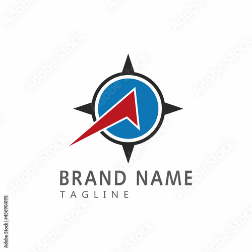 Free Download Compass icon Vector Illustration design Logo template - GFXLoad