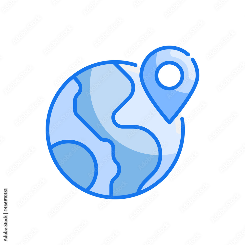 Geo Location vector blue colours icon style illustration. Eps 10 file Geo Location vector blue colours icon style illustration. Eps 10 file