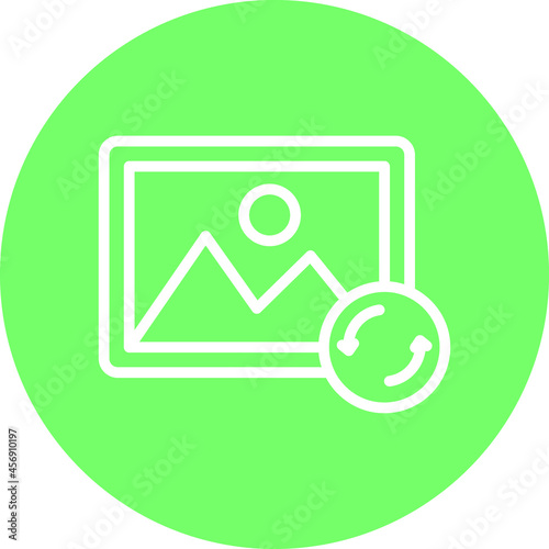 Gallery restore Isolated Vector icon which can easily modify or edit

