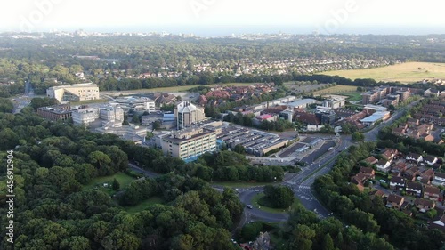 A short aerial film of the main campus of Bournemouth University photo