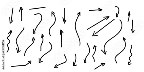 Page turn or back arrow flat vector set