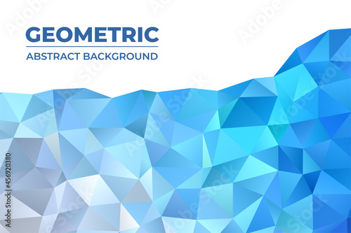 Geometric abstract background with triangle polygon