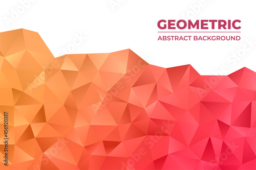 Geometric abstract background with triangle polygon