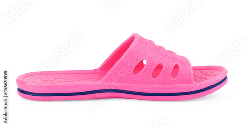 Quadro su tela house slippers isolated on white background