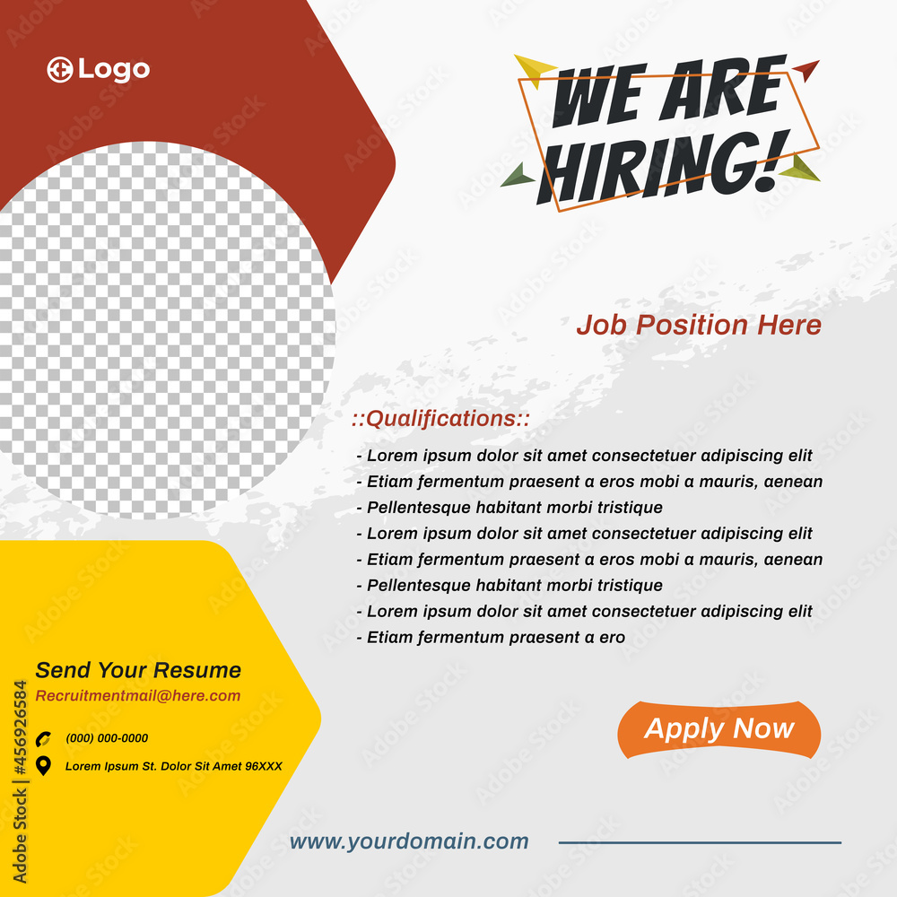 Recruitment advertising template. Recruitment Poster, Job hiring