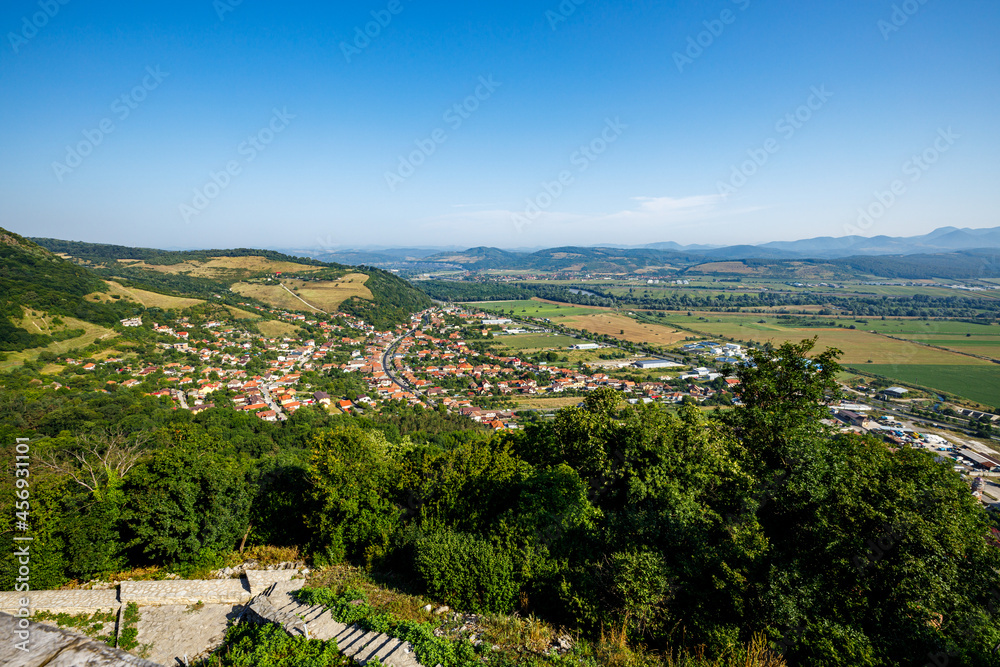 The city of Deva in Romania