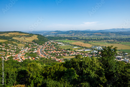 The city of Deva in Romania