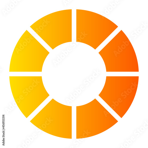 invert colors gradient icon